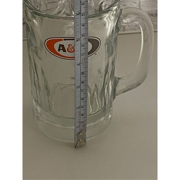 VINTAGE A&W ROOTBEER MUG 6" TALL THICK AND HEAVY - Picture 3 of 6